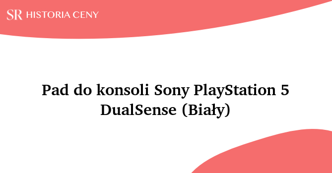 Pad do konsoli Sony PlayStation 5 DualSense (Biały) - historia ceny